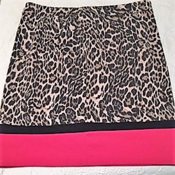 Leopard Print Skirt  Sz 10/12 - Picture 1 of 1